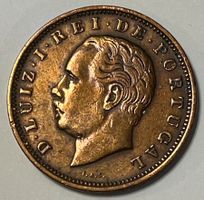 20 Réis - Luíz I - Portugal - 1883