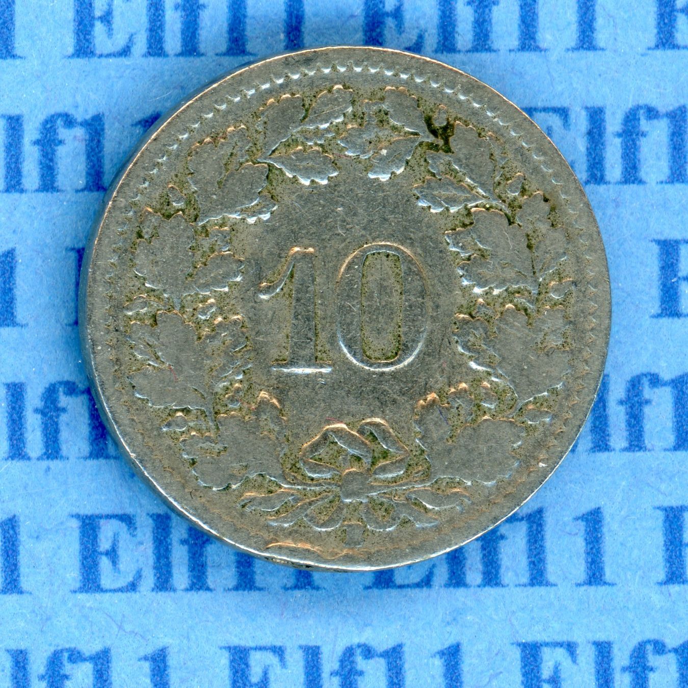 Tutti le monete: CHF___0.10 1906 -s 10 Rappen – Usato da Widnau venduto da Elf11 1