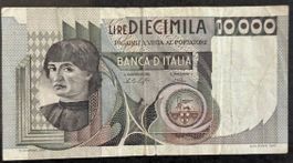 Italien 10'000 Lire Banknote, 1978, Top Zustand, Rarität