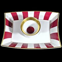 🍽️ Vintage Chip- & Dip-/Kaviarschale – Limoges 2001 🍽️