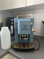 FABER Espressomaschine blau voll funktionsfähig mit Zubehör