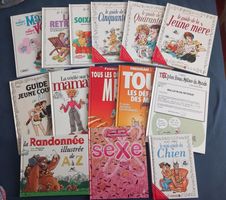 Lot de 14 livres guides bande dessinée divers en bon état
