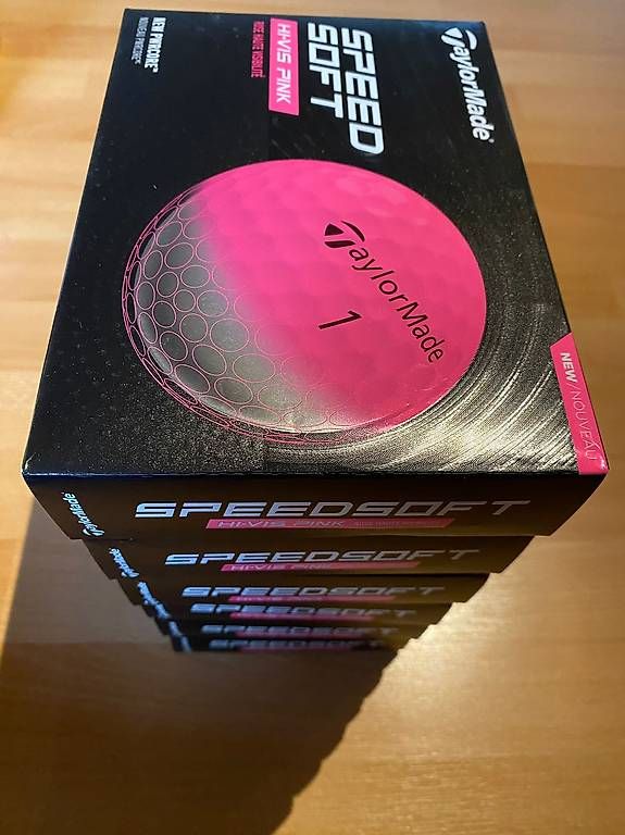 Taylor Made Palloni: TaylorMade Speedsoft Pink – Nuovo e nell'imballaggio originale da Aarberg venduto da GolFamin 2