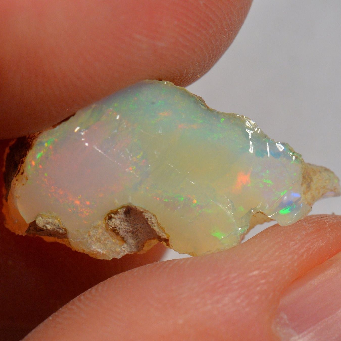 Pierres précieuses: 8.3 Karat - Roher Äthiopischer Welo Opal – Neuf (Voir description) à Rüti ZH par DeinOpal 2