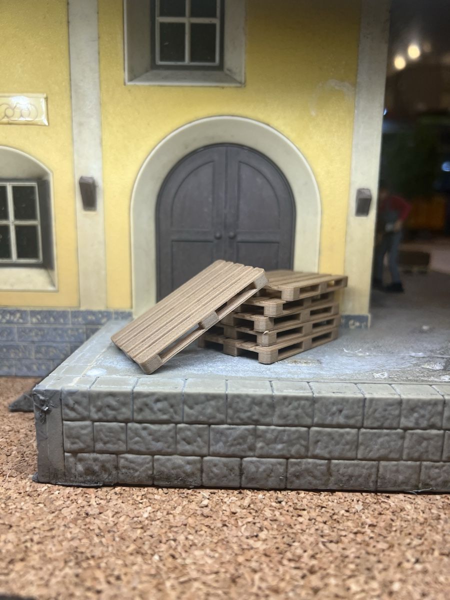 Modellini di ferrovie: 6x Palette 1:22 – Nuovo (secondo la descrizione) da Altdorf UR venduto da modellbau-widmer 1