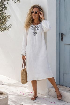 Neues cooles Kleid von ANGOOR aus 100% Leinen eher Gr.38