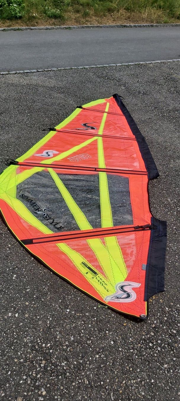 Surf: Simmerstyle Windsurfsegel 3.5 m2 – Usato da Uffikon venduto da san123day