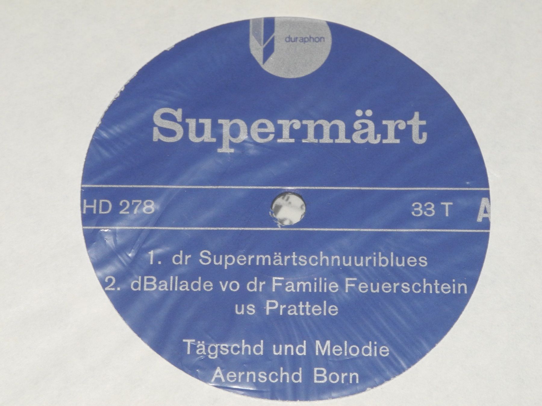 Dischi in vinile: AERNSCHD BORN: SUPERMÄRT - DURAPHON - SWISS – Nuovo (secondo la descrizione) da Fahrwangen venduto da Swirl2 5