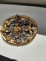 schöne, schwere Vintage Brosche