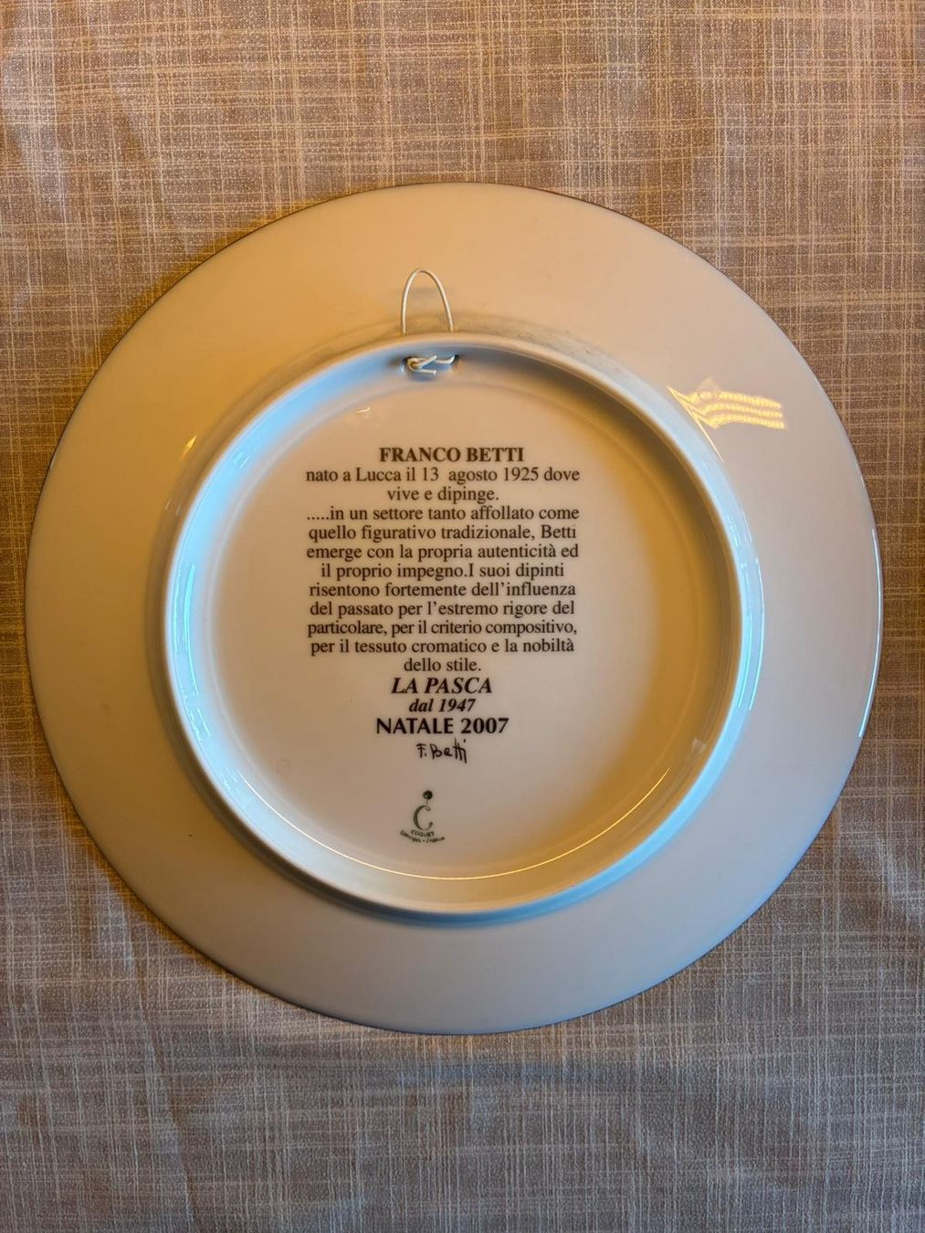 Piatti: Wandteller Limoges, Sammelteller 2er Set 2006/2007 – Usato da Biberist venduto da longimanus3 7
