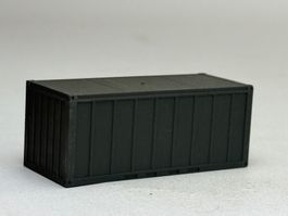EB- 20 Ft. Container neutral olivgrün lackiert Miltär