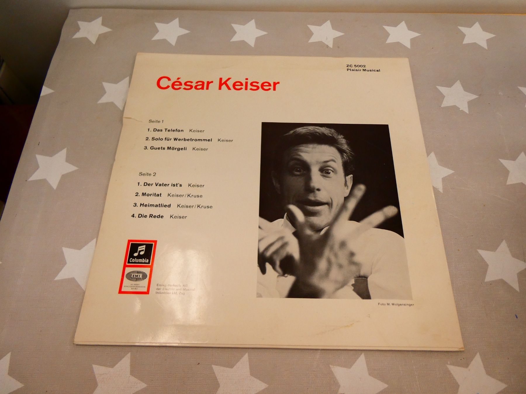 Dischi in vinile: LP: César Keiser one man show – Usato da Rafz venduto da Powacaddy 1