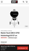 Neuer Weber Master Touch E-5750 Holzkohlegrill
