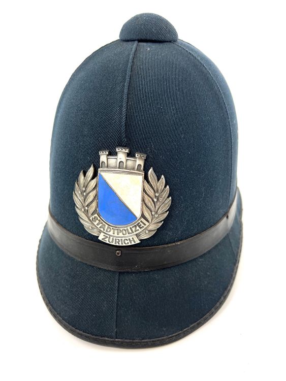 Henbrandt Polizeihelm Für Kinder – Schwarzer Bobby-Helm Aus Kunststoff