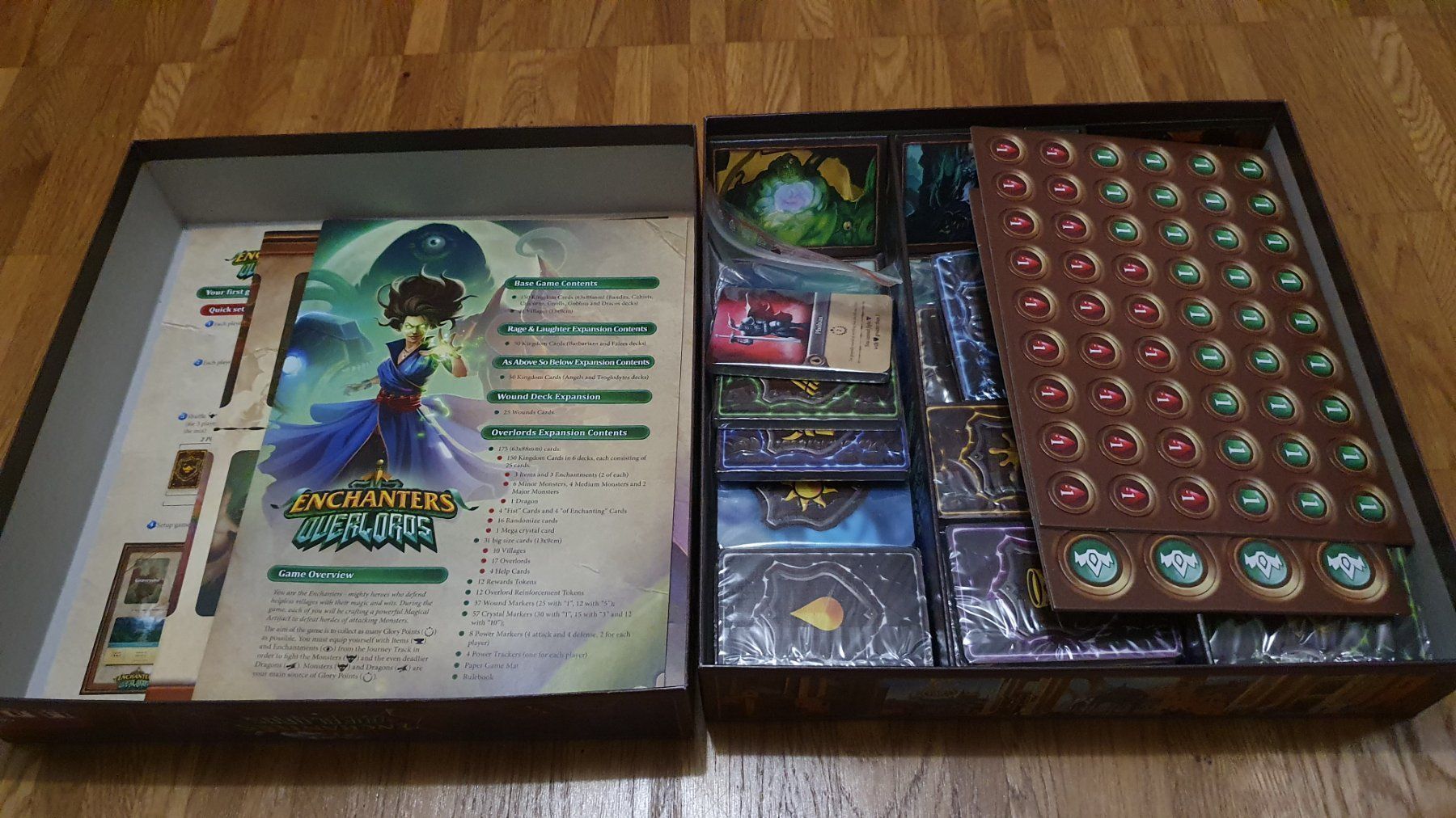 Giochi: Enchanters Overlords + Ext. Odyssey - Kickstarter Edition – Nuovo (secondo la descrizione) da Puidoux venduto da Svreber 2