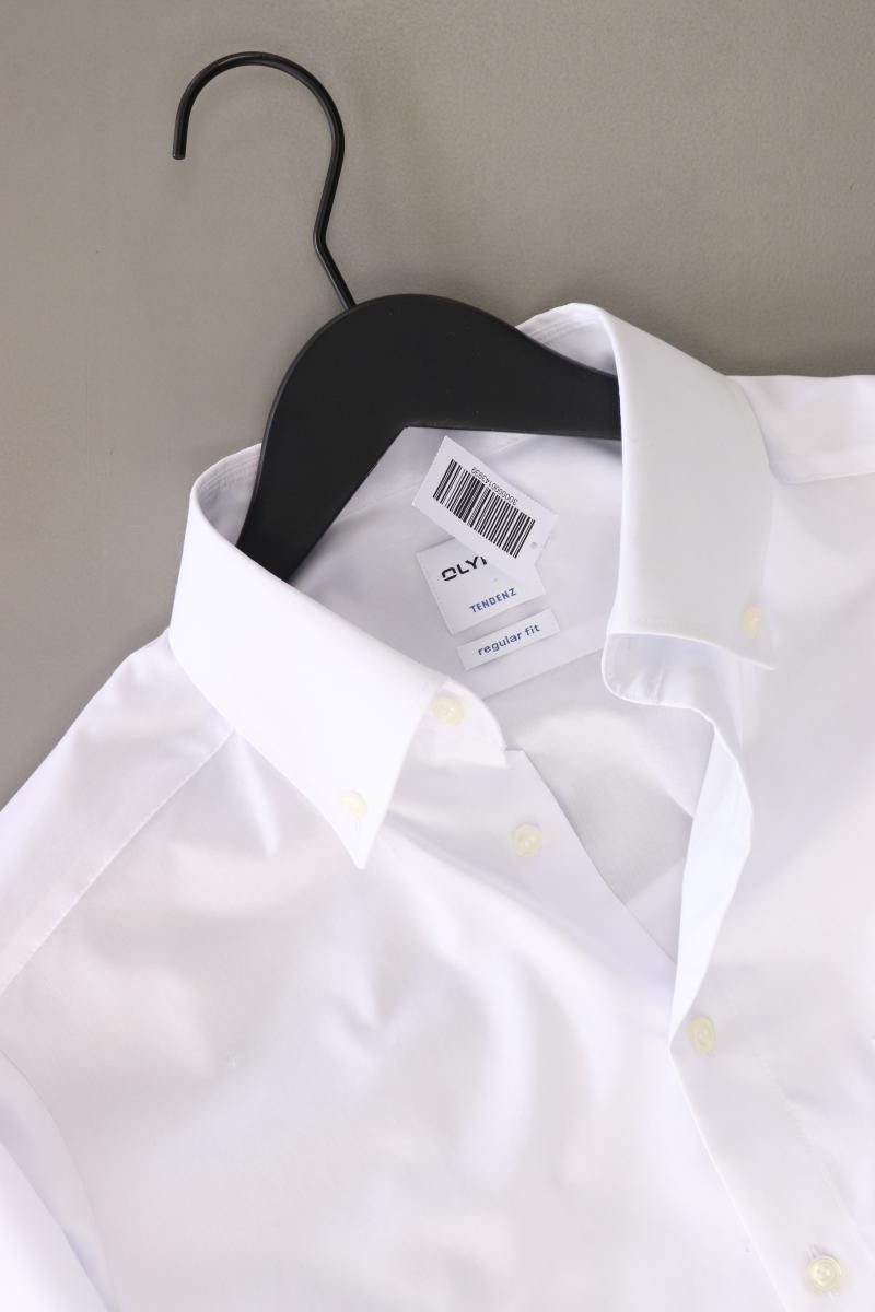 Camicie: Olymp Langarmhemd Gr. Hemdgröße 38 weiß – Usato da Neustadt an der Waldnaab venduto da SecondLifeFashion 2