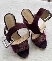 Etro Sommer-Sandalen, bordeauxrot, Grösse 40