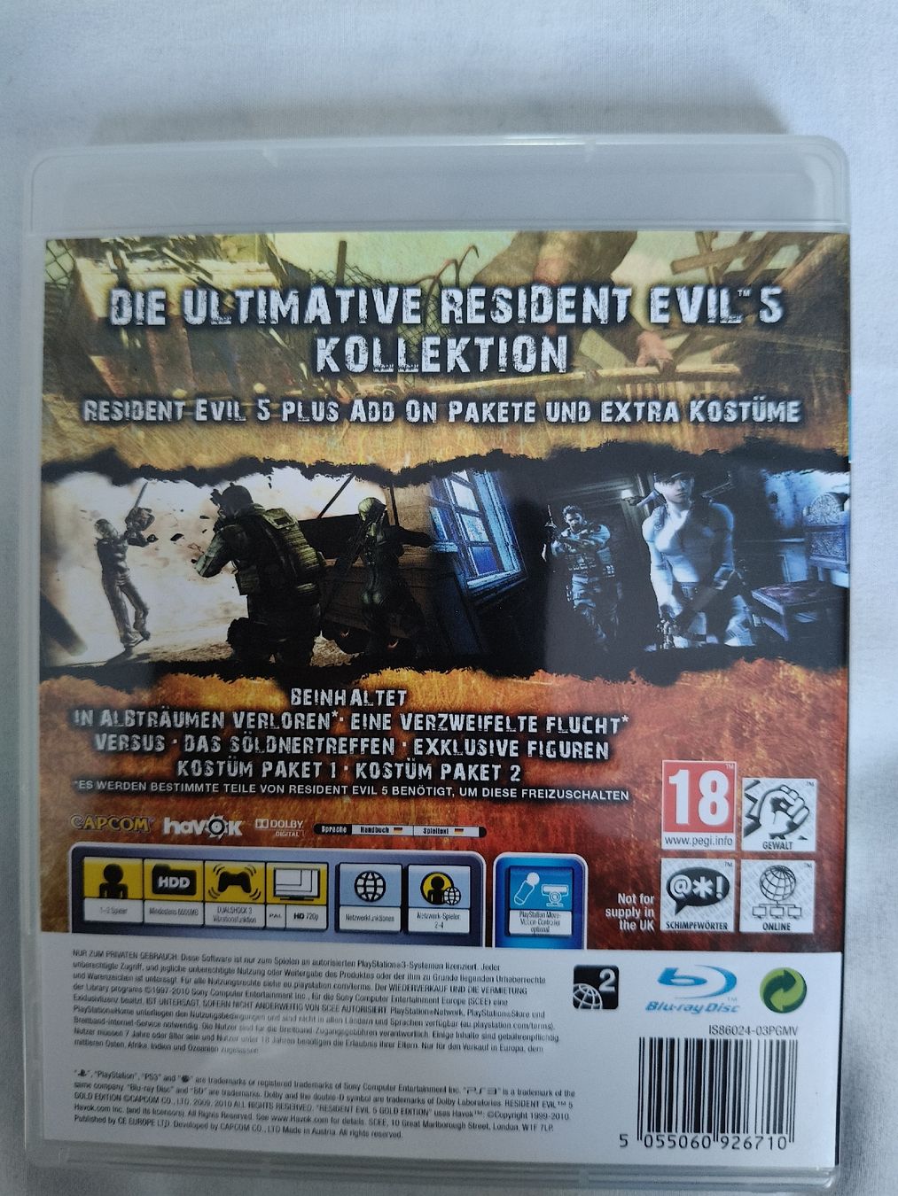Sony Giochi: Resident Evil 5 Gold Edition – Usato da St. Gallen venduto da Ringa72 1
