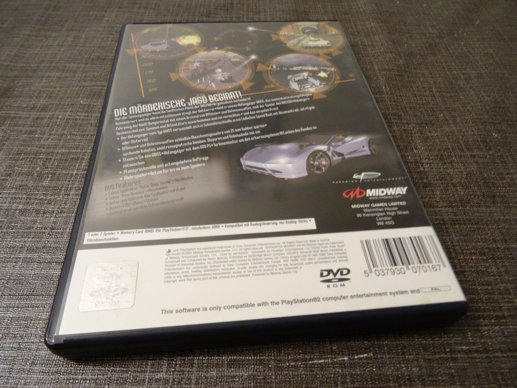 Sony Giochi: SpyHunter Spy Hunter PS2 – Usato da Olten venduto da Disc-Ausverkauf 2