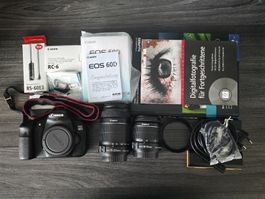 Canon EOS 60D Set – Top Zustand | 2 Objektive, OVP, 2 Akkus,