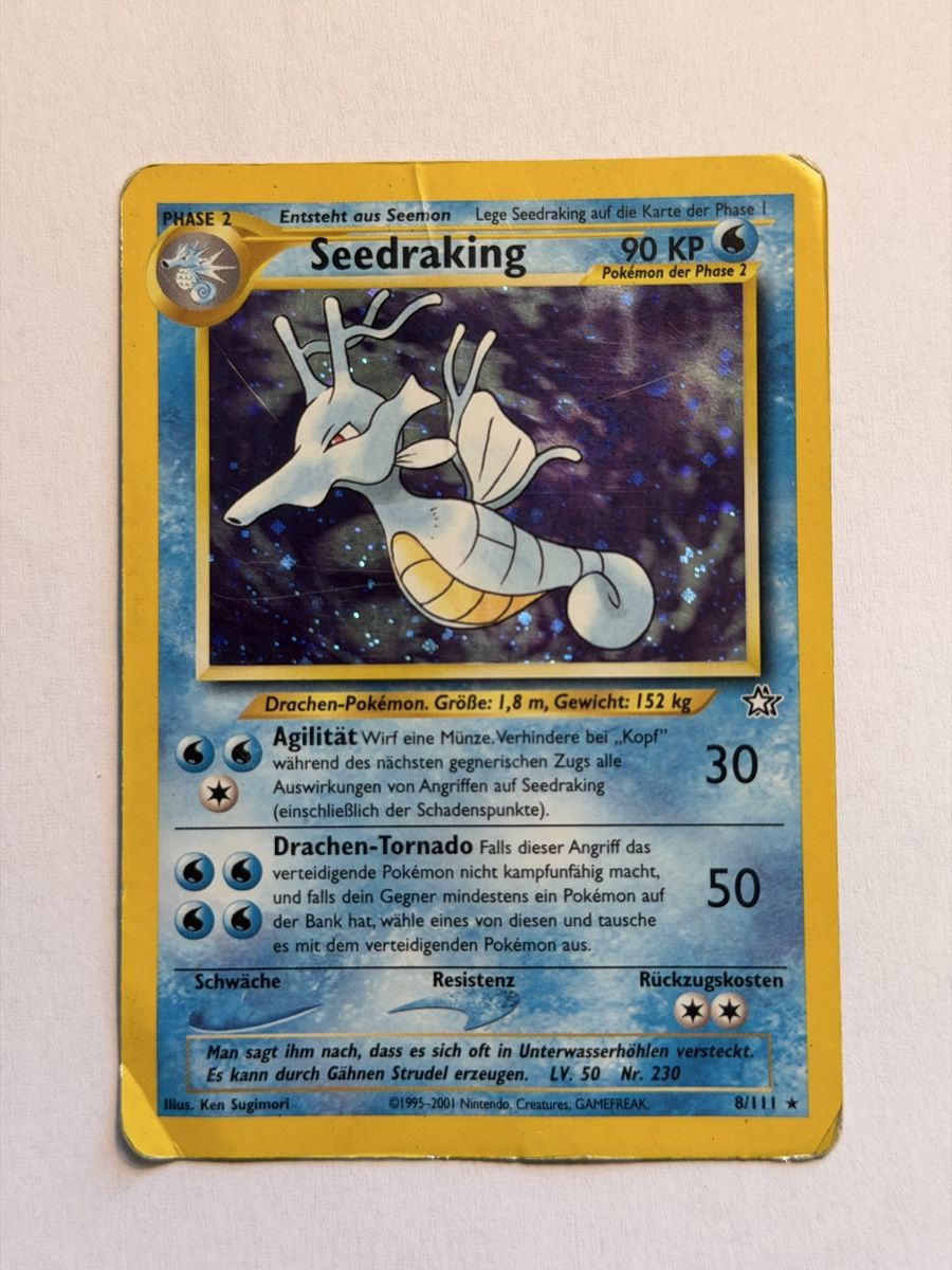 Pokémon Carte collezionabili: Pokemon Seedraking 008/111 DE – Usato da Uster venduto da l_cards