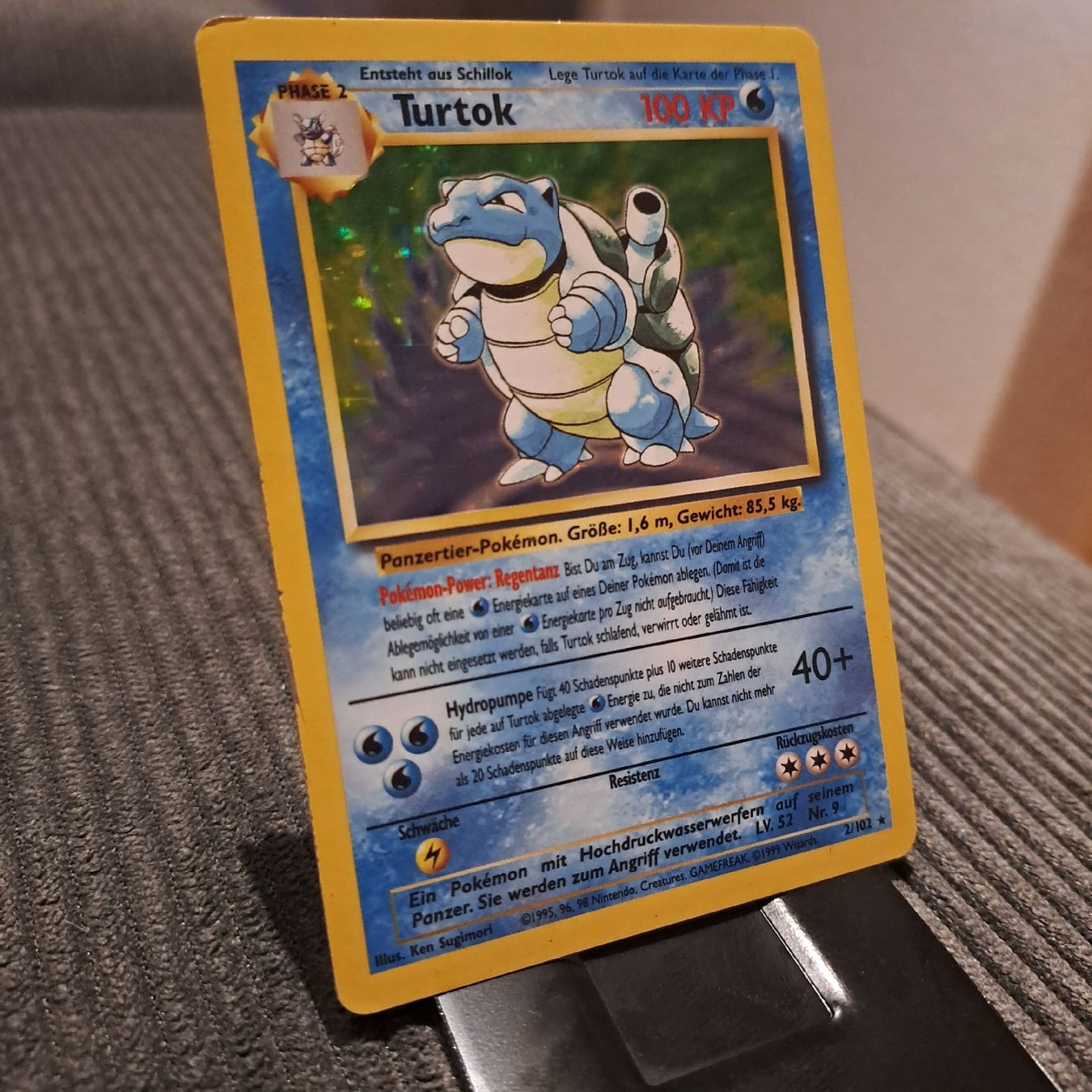 Pokémon Cartes à collectionner: Turtok Holo, Base Set 2/102 – D'occasion à Düdingen par Ruge91 1