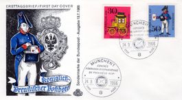 KÖNIGLICH-KREUZISCHER POSTBOTE SONDERMARKE 1966 - JJ265