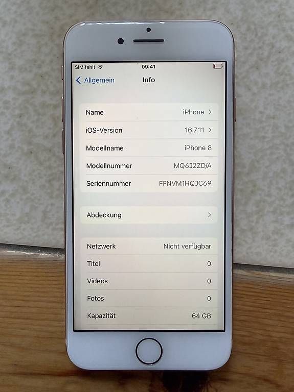 Apple Portables: iPhone 8, 64GB, guter Zustand – D'occasion à Bern par reto033 3