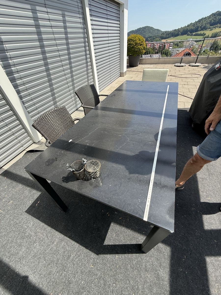 Tavoli: Massiver grosser Gartentisch aus Glas – Nuovo (secondo la descrizione) da Fislisbach venduto da meb_cgw9 1