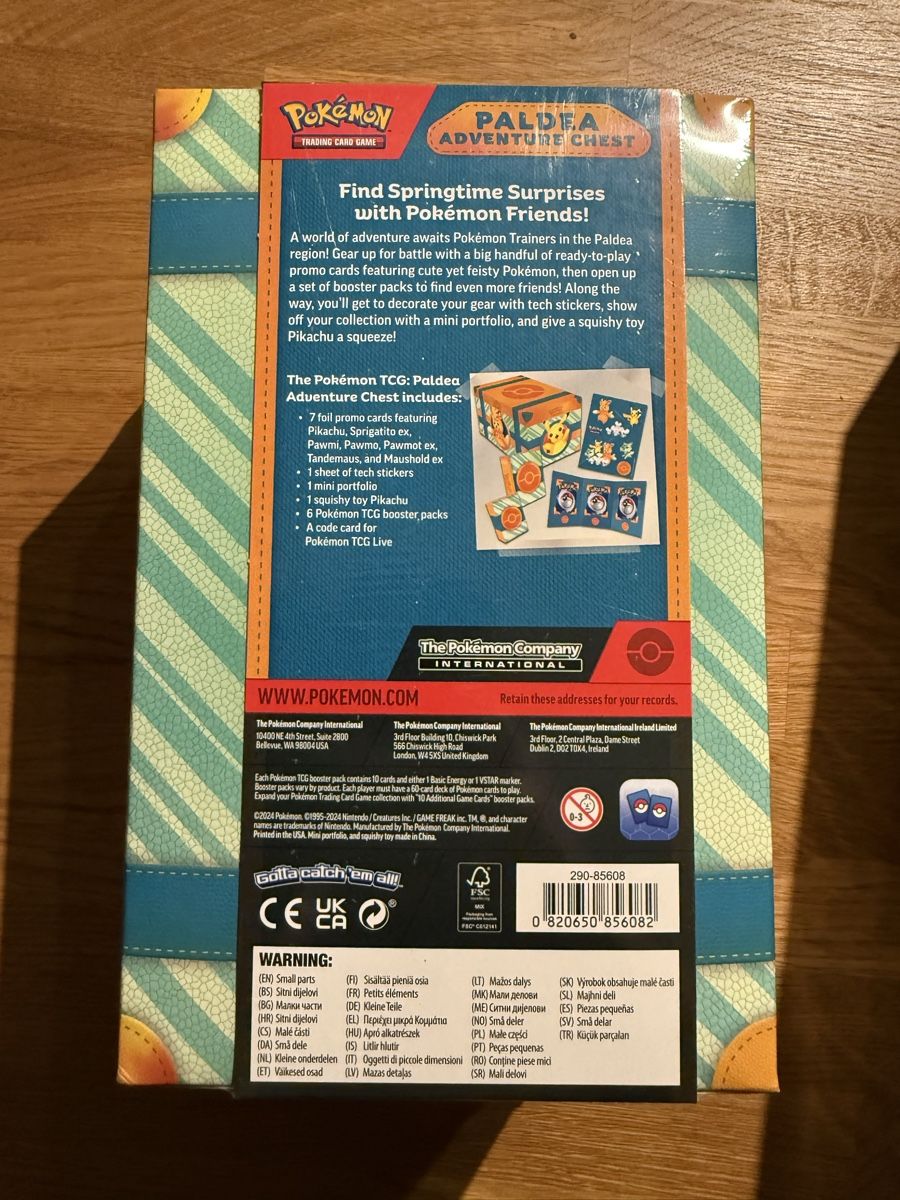 Pokémon Cartes à collectionner: Paldea Adventures Chest – Neuf avec emballage d'origine à Amriswil par sim_nlb6 5