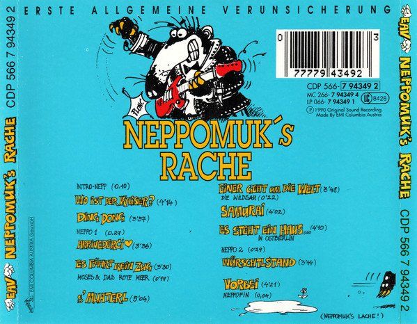 CD: CD EAV - Neppomuk's rache (1990) – Usato da Möriken AG venduto da mineralia 1