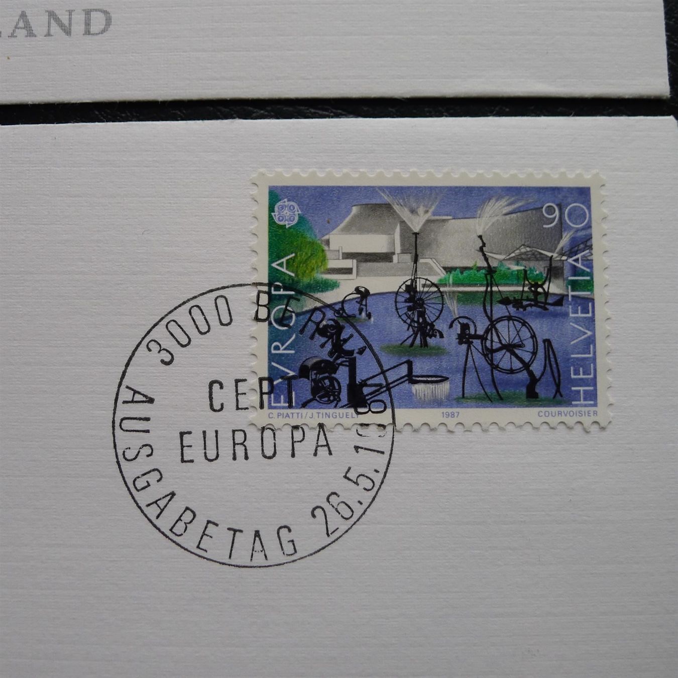Tutti i francobolli: 1987 EUROPA FDC im US-Format – Usato da Ebikon venduto da SilvioFreund 4