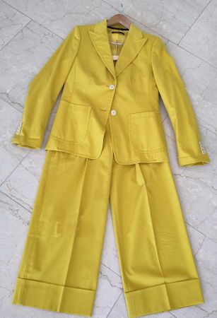 Ensemble tailleur Windsor jaune (S)