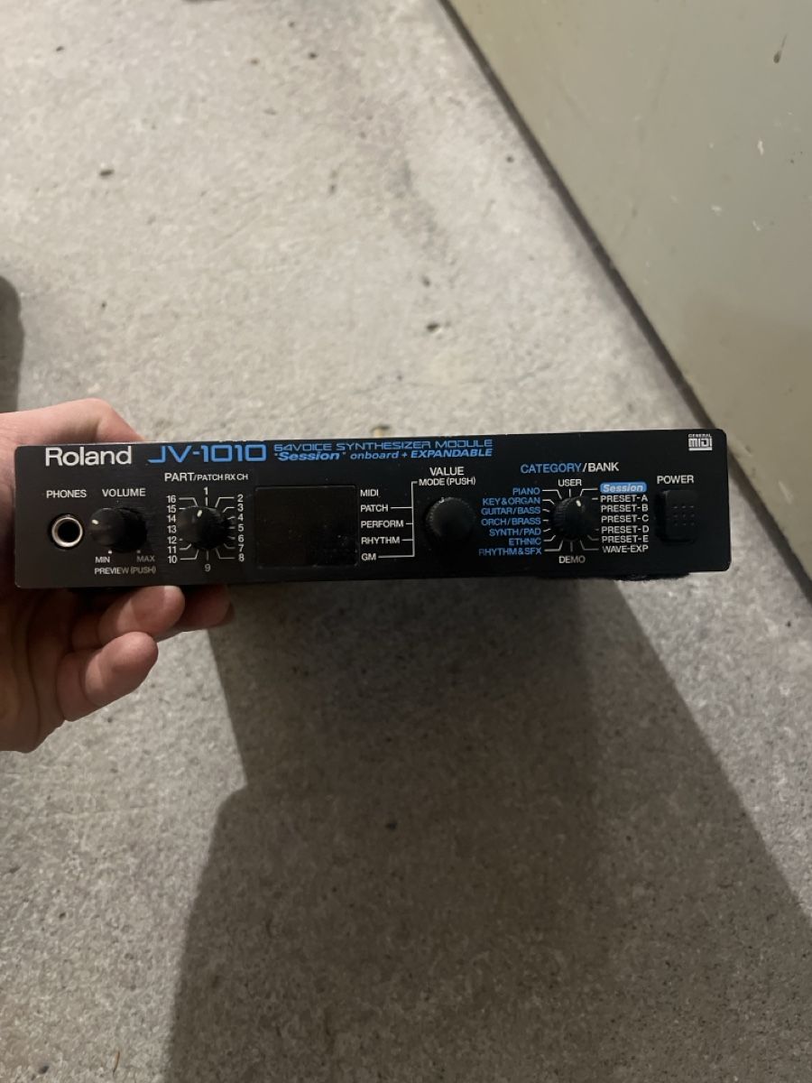 Roland Strumenti musicali: Roland JV-1010 Synthesizer Modul - Session Onboard - Top! – Usato da Zürich venduto da Roberto.S 1
