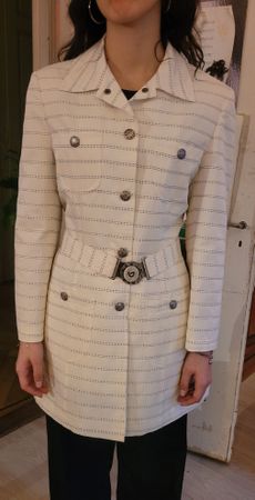 Veste Trench Byblos Blu, taille S/M.