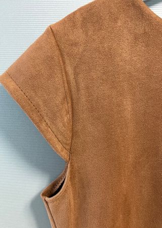 Kleid 40/42, Wildleder-Optik braun, NEU, sehr elegante Optik