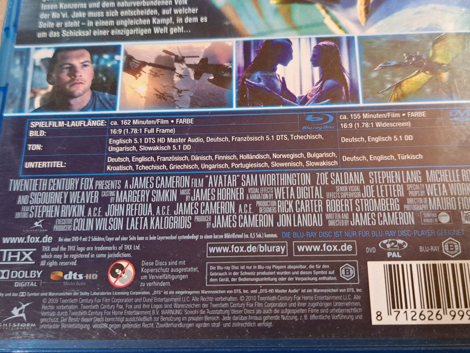 Alle DVDs: AVATAR, 2-Disc Edition mit Blu-ray und DVD – Neu (gemäss Beschreibung) aus Unterseen von Kanica 4