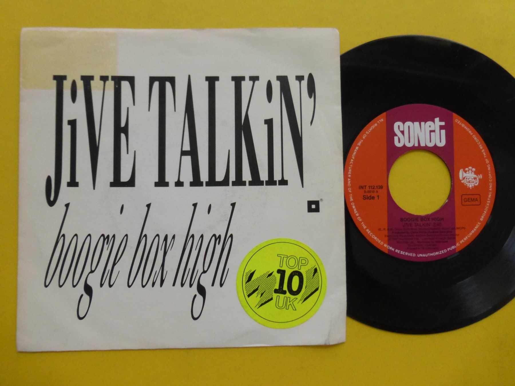 Dischi in vinile: Boogie Box High – Jive Talkin' – Usato da Zürich venduto da Swiss57
