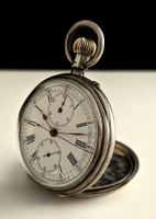 LONGINES CHRONOGRAPH ANTIKE TASCHENUHR MEGA RAR
