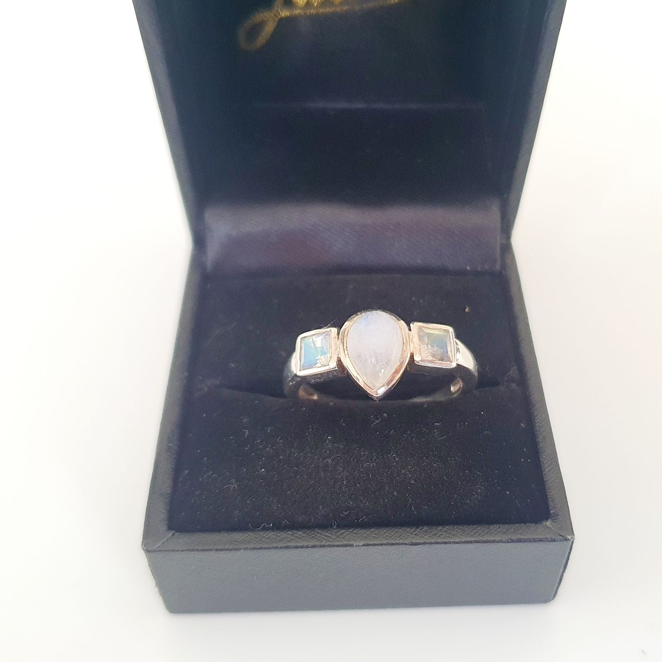 Anelli: Mondstein Ring 925 Sterling Silber, Gr 19mm – Usato da Kreuzlingen venduto da Wunderkiste123 3