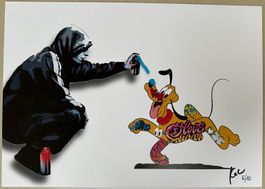 KeC: Graffiti Pluto, signiert 5/10
