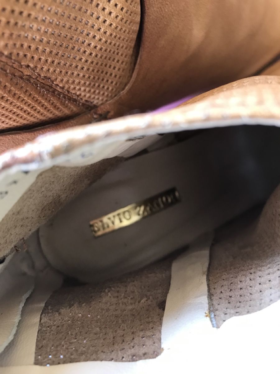 Damenschuhe: Elvis Zanon Sommer Stiefelette, Gr.37, Leder, hellbraun – Gebraucht aus Meilen von delta-da-spica 7