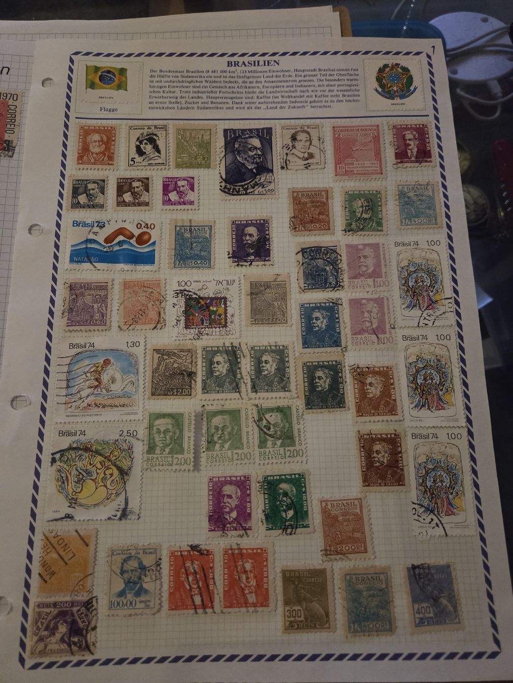 Tutti i francobolli: Briefmarken Südamerika – Usato da Riehen venduto da str_2msn 5
