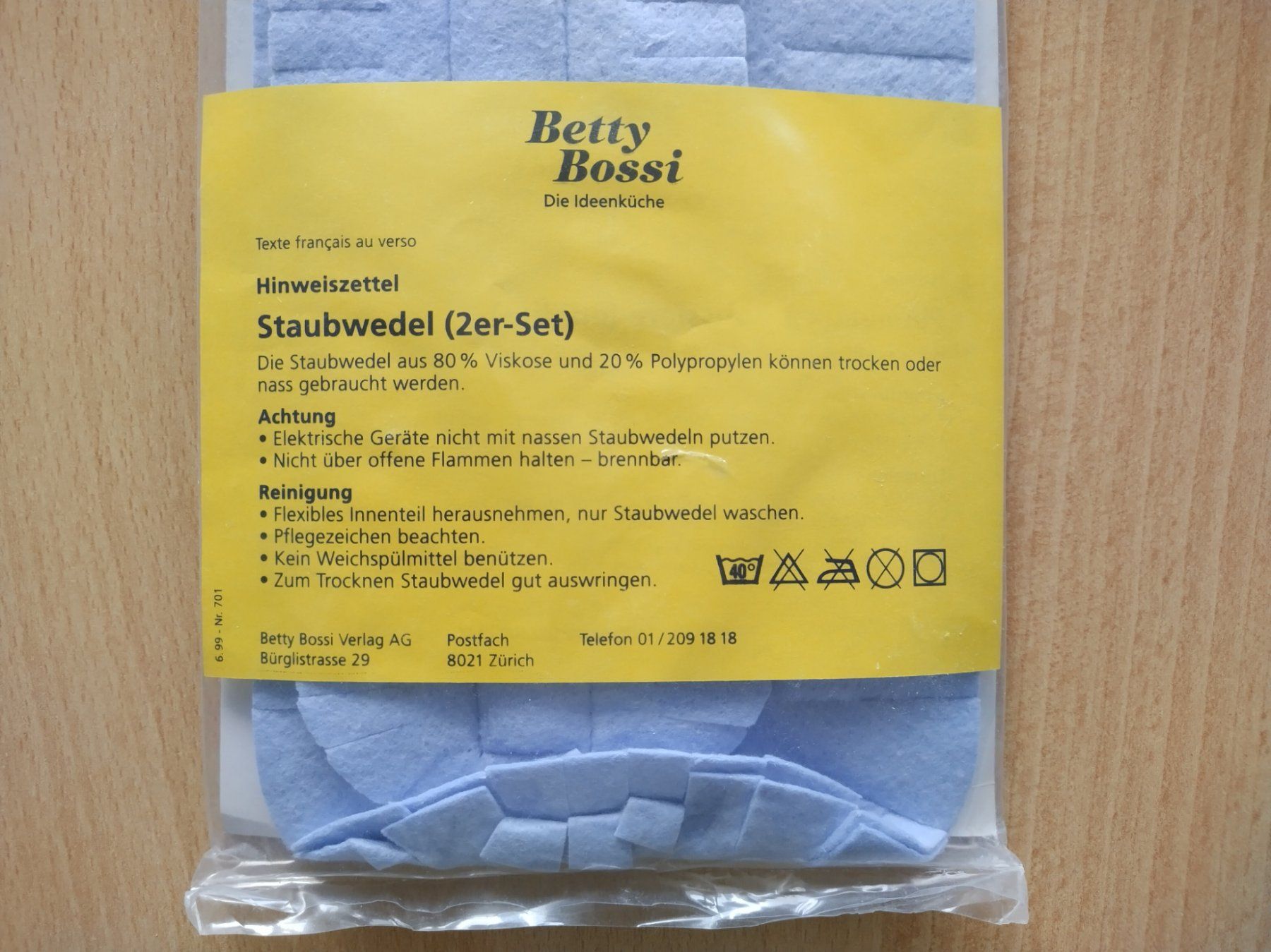 Altro in Apparecchi per la pulizia: Staubwedel (2-er Set) Betty Bossi – Nuovo e nell'imballaggio originale da Jona venduto da Argus36 4