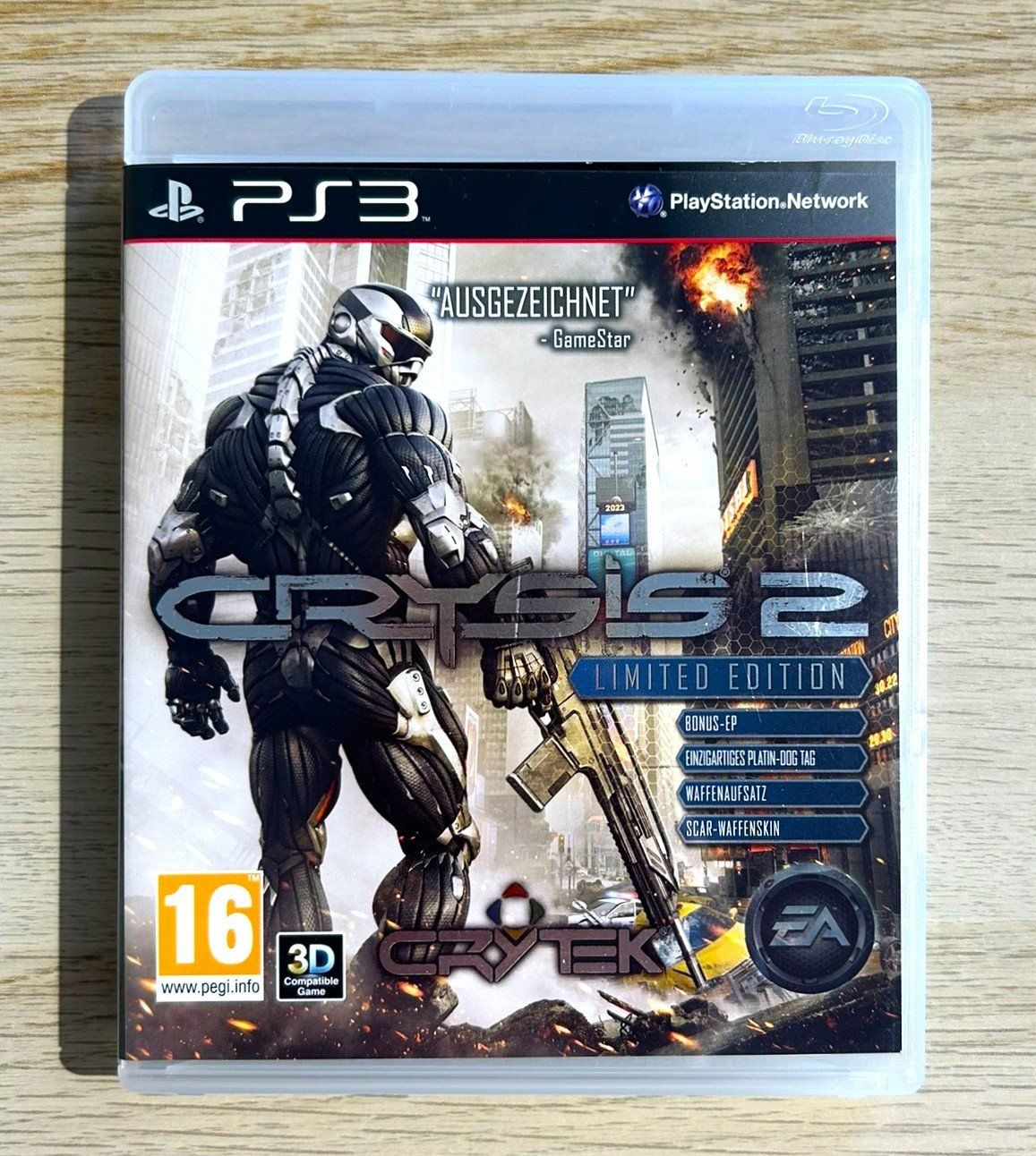 Sony Spiele: Crysis 2 Limited Edition PS3 – Gebraucht aus St. Gallen von Alpine.Arcade
