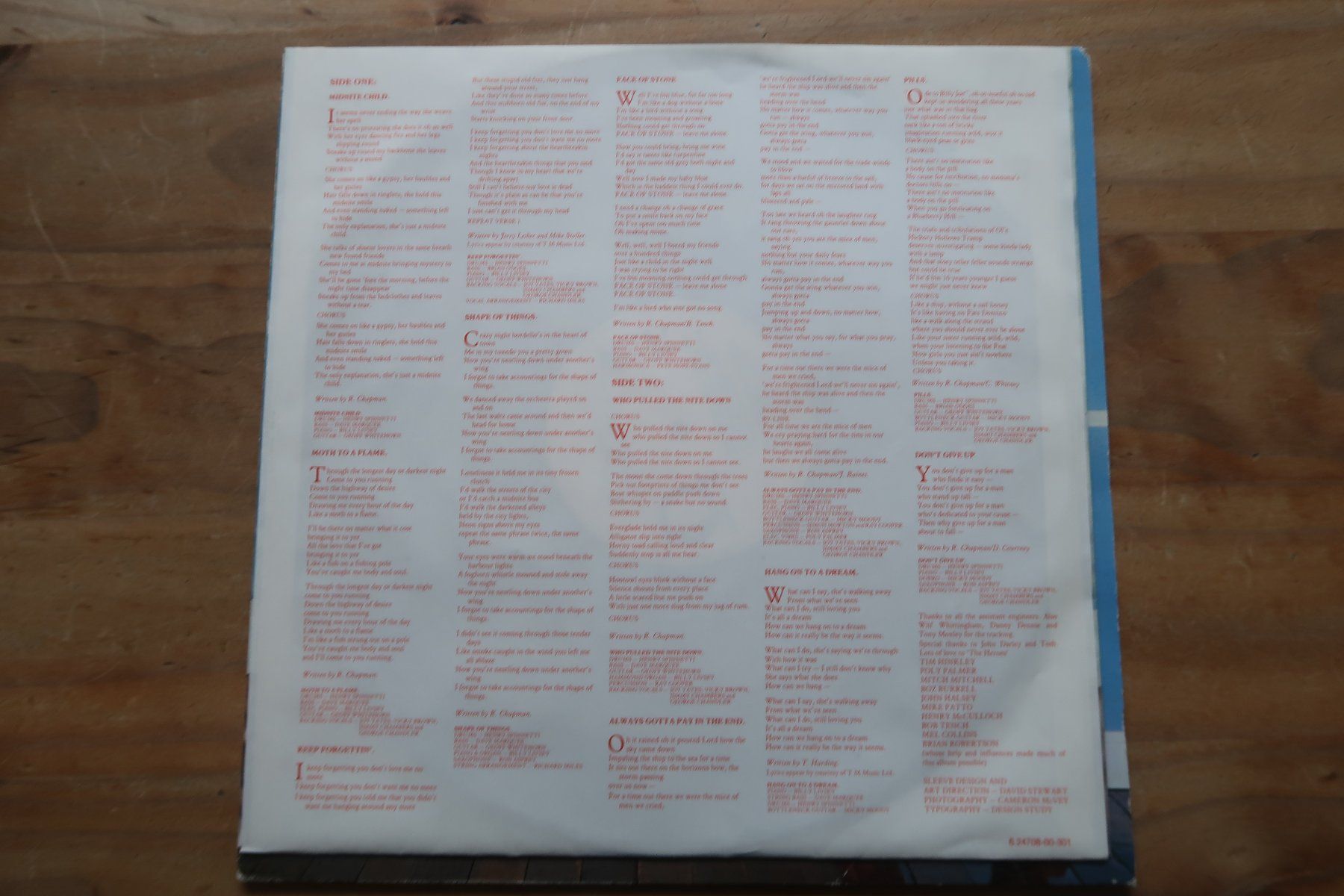 Dischi in vinile: ROGER CHAPMAN - CHAPPO - VINYL LP – Usato da Basel venduto da Patiscat 3