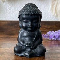 ✲ Obsidian Buddha Skulptur ✲ 166g / 79mm Carving Figur