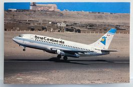 Postcard Boeing 737-204 Aero Continente