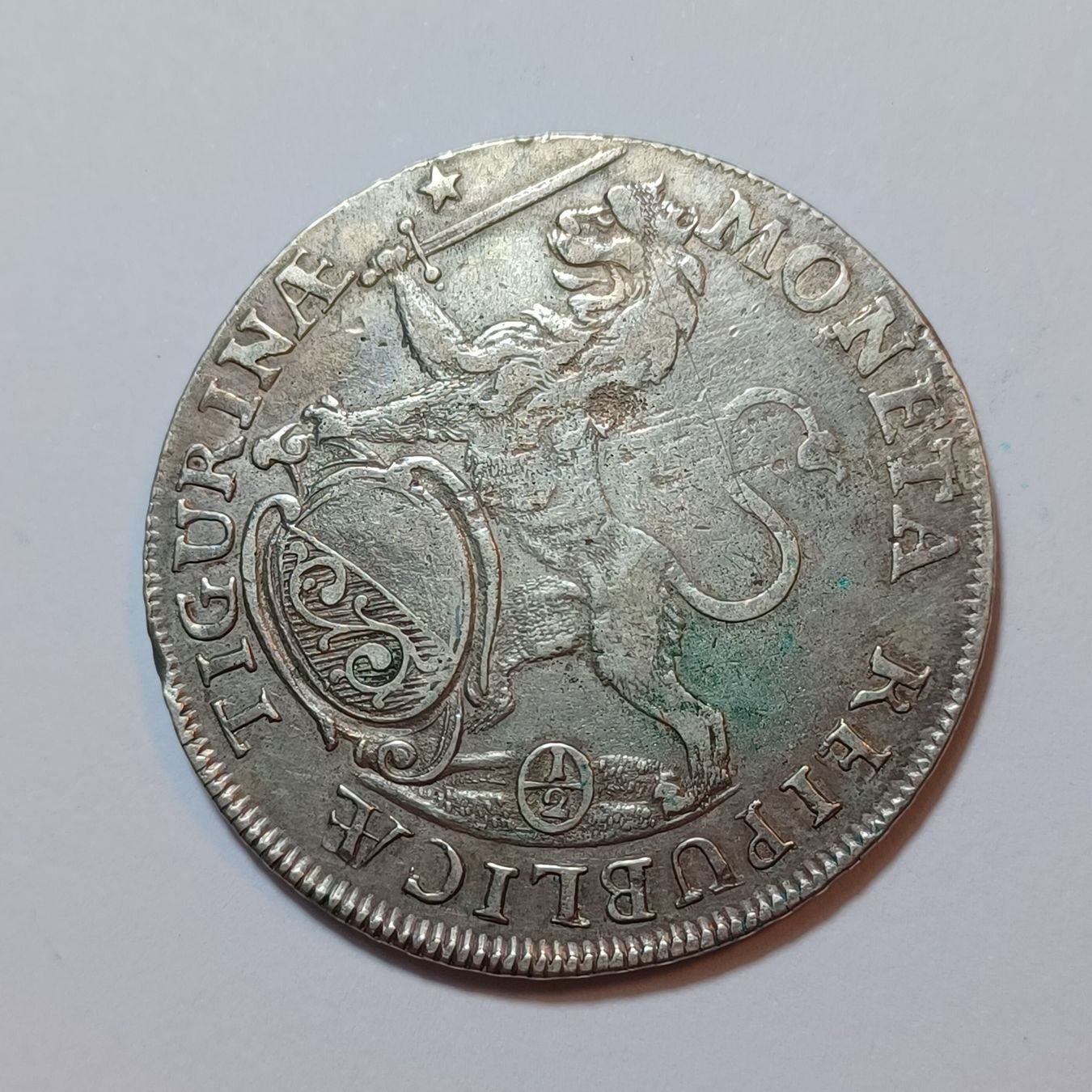 Tutti le monete: 1/2 Taler 1753 Zürich – Usato da Pfäffikon ZH venduto da Schweizer_Muenzen 1