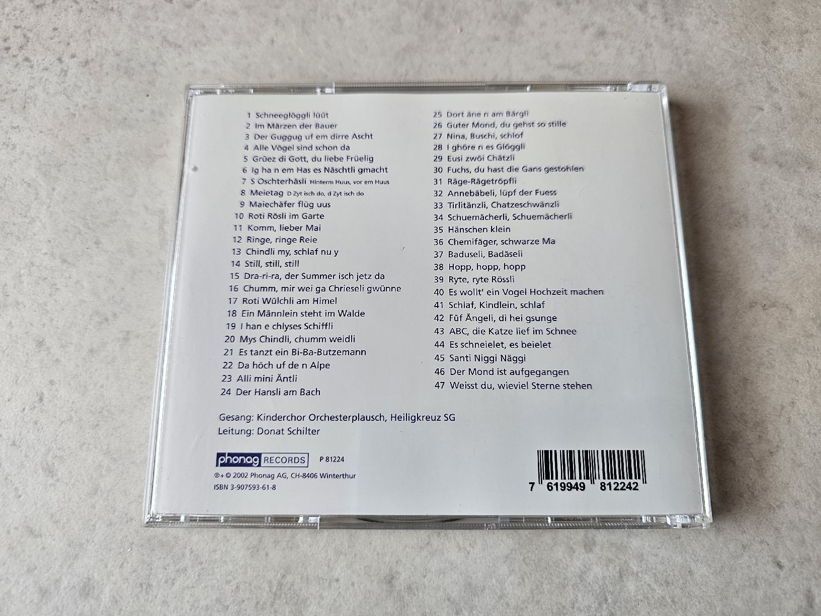 CDs: Chinde, mir tüend singe – Gebraucht aus Schneisingen von backstore24 1